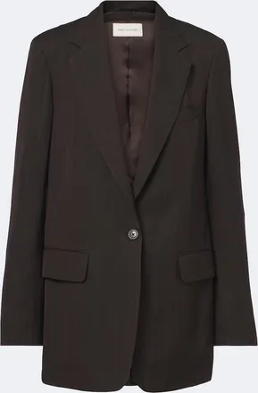 Dries Van Noten Chalk stripe single-breasted blazer