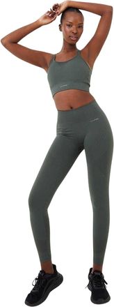 Usa Pro Naadloze leggings met hoge taille voor dames (Khaki)