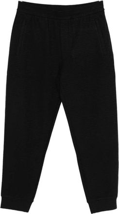 Emporio Armani Cotton joggingbroek - Heren - Sweatpants - Zwart - L - Katoen - Broeken