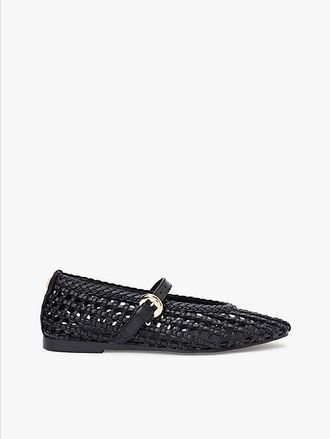 Tommy Hilfiger Woven Mary Jane Ballerinas