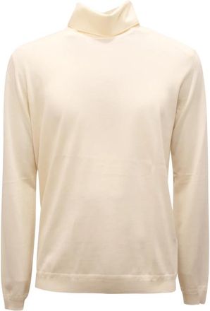 Goes Botanical Dolcevita Roll-neck Trui - Heren - Coltruien - Beige - S - Wol - Truien & Vesten