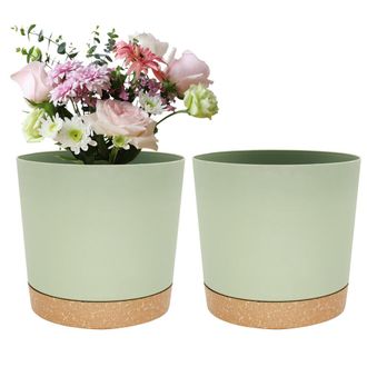 OEM Maceta De Pl&aacute;stico, Mini Contenedor De Flores - Verde