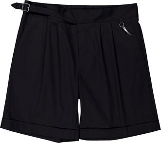 Roberto Cavalli Mens Black Belted Shorts, Brand Size 48 ( US Size 32 )