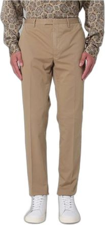 Pantaloni Torino Chino broek - Heren - Broeken - Beige - Maat: L Katoen