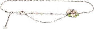Chanel 2005 logo-embellished chain belt - women - Metal (Other) - One Size - Silver