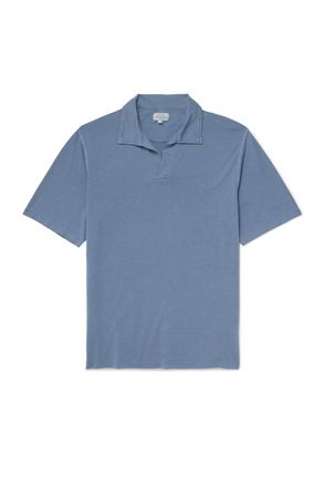 Hartford Lyocell and Cotton-Blend Polo Shirt