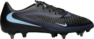 Nike Phantom 6 Low Academy voetbalschoenen voor heren, voor zachte ondergrond (Zwart)