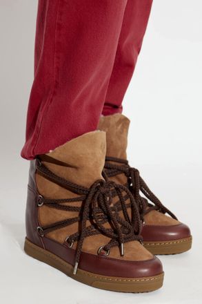 Isabel Marant Nowles Wedge Snow Boots, Womens, Brown