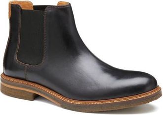 Johnston & Murphy Calder 175th Chelsea Boot in Black Oiled American Grain at Nordstrom, Size 11.5