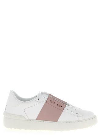 Valentino Garavani Pink Lace Up Sneakers