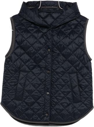 Brunello Cucinelli Quilted Nylon Down Vest-Donna