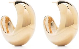 Isabel Marant Shiny Crescent Earrings - Dames - Oorbellen - Geel - ONE Size - Accessoires