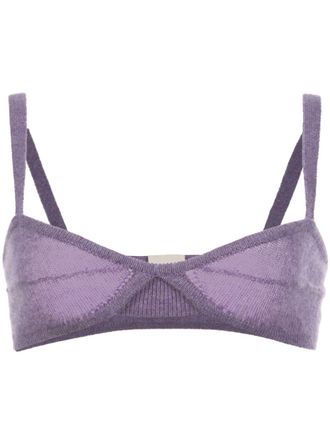 Khaite Bralette Edra - Viola