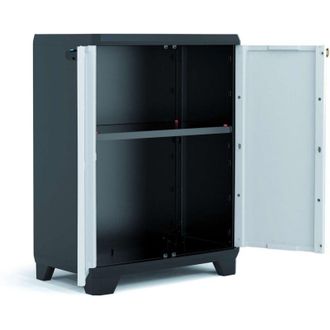 KIS Armadio Linear Basso con 1 Ripiano Regolabile 68x39x(h)90cm