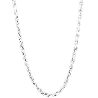 Pompeii3 Mens 14k Gold (49gram) or Platinum (92gram) 5.5mm Link Chain Necklace 20
