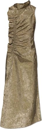 Ulla Johnson Demetria Midi Jurk - Dames - Feestkleedjes - Geel - XS - Polyester - Kleedjes