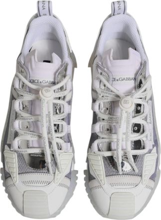 Dolce & Gabbana Mens Multicolor Nylon Ns1 Low Top Sneakers Shoes
