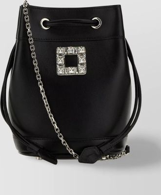 Roger Vivier tweed bucket bag