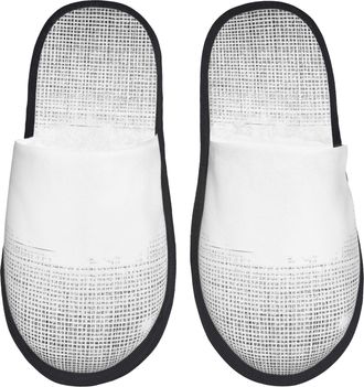 Generic Slippers Silver Mosaic Cozy Plush Slippers Warm Cotton Slipper For Bedroom Hotel Ladies M