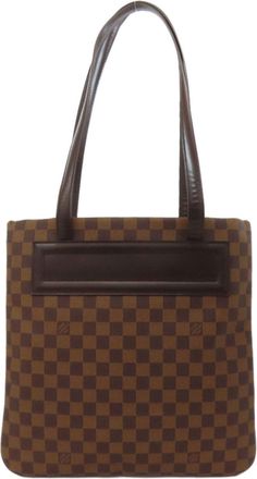 Louis Vuitton Brown Damier Canvas Ebene Damier Canvas Tote Bag (Pre-Owned)