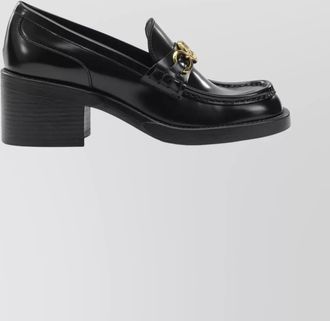 Chlo&eacute; leather dakota loafers