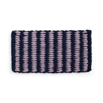 HAY Coco Fussmatte, stripe wide, lavendel / navy