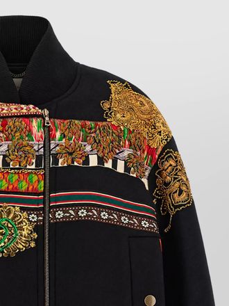 Dries Van Noten embellished oversized bomber jacket