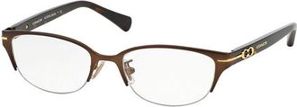 Coach HC5058 9199 Satin Dark Brown/Dark Havana 49mm