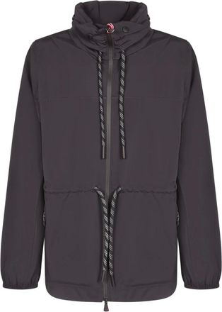Moncler Jassen, Dames, Zwart, S, Technische stof. Met capuchon