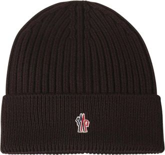 Moncler Beanie - Heren - Hoeden - Bruin - ONE Size - Accessoires