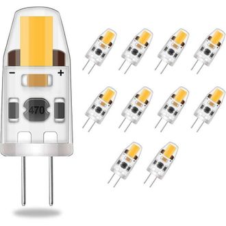 OEM Bombilla Led Regulable G4, 2 W (equivalente A Una Bombilla Hal&oacute;gena De 20 W), 200 Lm, Luz Blanca C&aacute;lida, Bajo Consumo, Sin Parpadeo - Crezuo
