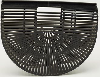 Cult Gaia Ark Black Acrylic Clutch