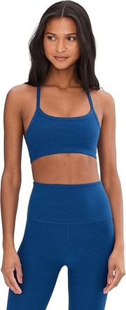 Beyond Yoga Spacedye Slim Racerback Medium Support Bra Womens Lingerie Marine Blue Heather : 2XL, Spandex/Polyester