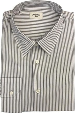 Saint Laurent Overhemden, Heren, Veelkleurig, 3Xl, Katoen, Katoenen overhemd met knopen
