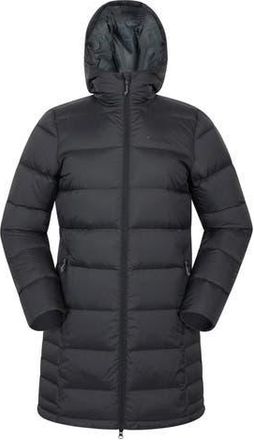 Mountain Warehouse Stratus Extreme Packable Long Down Jacket in Black at Nordstrom, Size 10