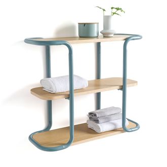 La Redoute Interieurs Wandregal Oniw, Eiche und Metall