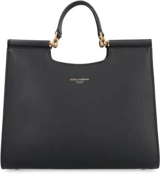 Dolce & Gabbana Black Leather Tote