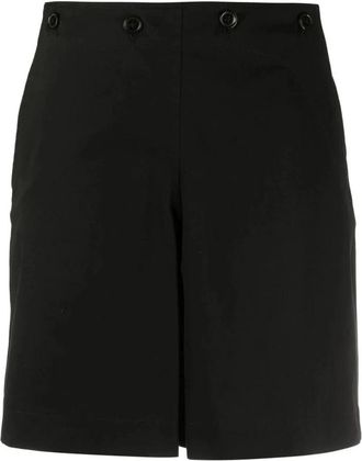 Kenzo Elastische Shorts - Dames - Korte Broeken - Zwart - XS - Katoen - Korte Broeken