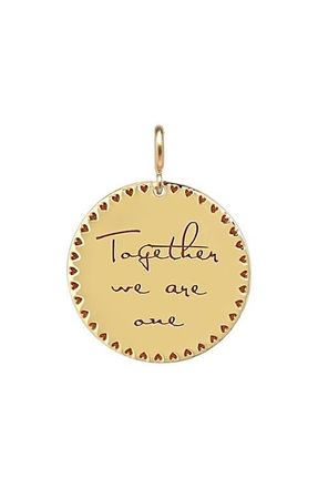 Zoë Chicco Mantra Coin Pendant in 14K Gold at Nordstrom
