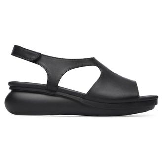 Camper Balloon K201177 Leather Womens Hook and loop Sandals - UK 7 - US 10 Women - EU 40 - Black - Size:UK 7