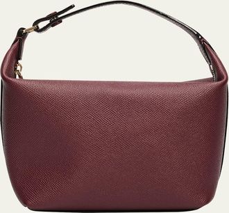 Valextra Mochi Calfskin Leather Pouch Bag