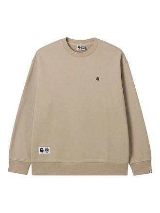 Fingercroxx cotton sweatshirt - Neutrals