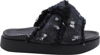 INUIKII Mercurius Slipper - Dames - Sandalen - Zwart - 36 EU - Schoenen
