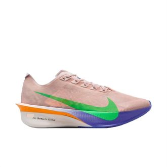 Nike Mens Zoomx Vaporfly Next% 4 Running Shoes In Silt Red Green Shock-Fire Pink