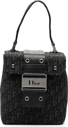 Dior 2002 Diorissimo Trotter Canvas Street Chic vanity bag - Black