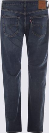 Levi's Dark Grey Cotton 501 Denim Jeans