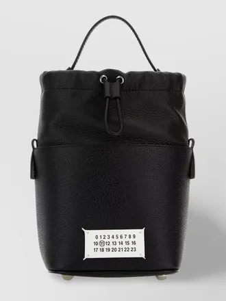 Maison Margiela leather bucket shoulder bag