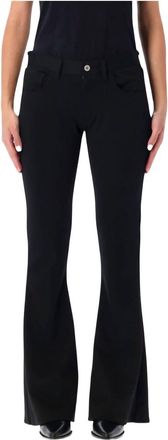 Junya Watanabe Denim Bell-Bottom Pants In Black
