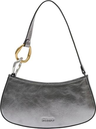 Staud Shoulder Bags, female, Gray, Size: ONE SIZE Ollie Shoulder Bag