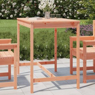 Berkfield Home Garden Table 121x82.5x110 cm Solid Wood Douglas in Brown